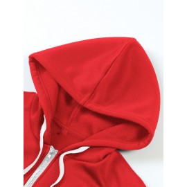 [Queen Crown Hoodie] Plus Size Women's Pink 